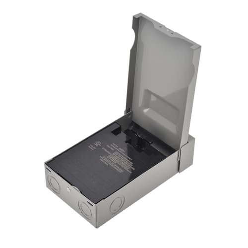 318VKY7HYjL._SL500_.jpg AC Disconnect Box Outdoor, CNAODUN 60 Amp Disconnect 120/240 Volt 2 Pole 1 Phase 3wire Waterproof Pull Out Switch Metal Box for Air Conditioner Fused UL Listed(Fuse not Included)