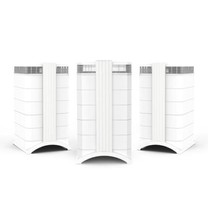 IQAir HealthPro Plus XE Air Purifier - 3-Pack- Smart HyperHEPA Filtration for Large Rooms up to 3375 sq ft - Viruses, Allergens, Smoke, Mold, Dust, Pet Dander, Swiss Made, WiFi Enabled