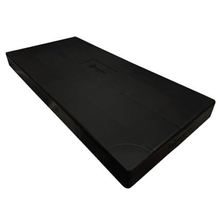 Cambridge Mini Split Black AC Condenser Pad/Base, 18" W x 38" L x 3" H - Ideal for Air Conditioner Condenser Unit