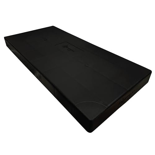 31Dn10rNeXL._SL500_.jpg Cambridge Mini Split Black AC Condenser Pad/Base, 18" W x 38" L x 3" H - Ideal for Air Conditioner Condenser Unit