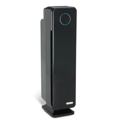 GermGuardian Air Purifier for Home, Large Rooms, H13 HEPA Filter, Removes Dust, Allergens, Smoke, Pollen, Odors, Mold, UV-C Light Helps Reduce Germs, 28 Inch, Black, AC5350B
