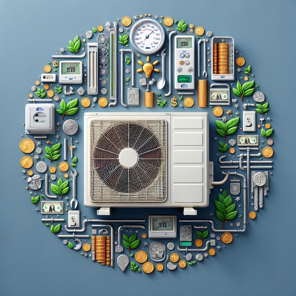 What is the cost of operating a mini split AC?