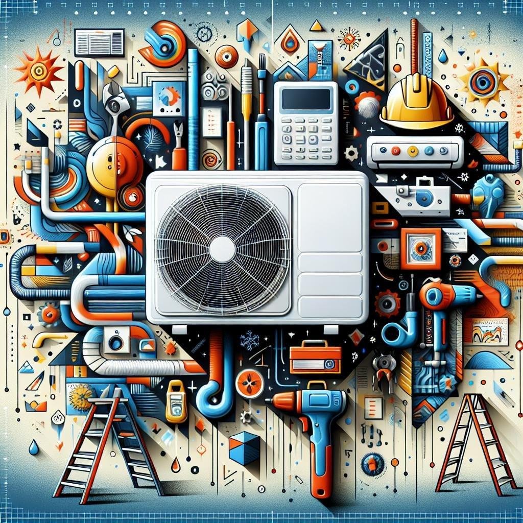 What are the options for professional installation of a mini split AC system?