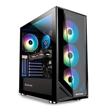iBUYPOWER Pro Gaming PC Computer Desktop Trace 4 MR 182A (Ryzen 5 3600 3.6GHz, AMD RX 560 2GB, 8GB DDR4 RAM, 240GB SSD, WiFi Ready, Windows 10 Home)