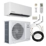 Westinghouse 12,000 BTU, 115V, 17.5 SEER2 Ductless Mini Split AC/Heating System Inverter Heat Pump with 15ft Installation Kit, White
