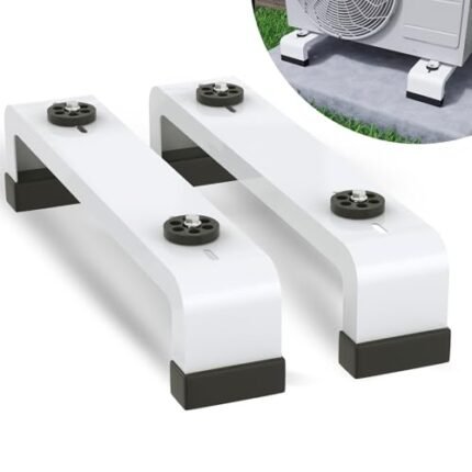 GCGOODS Mini Split Ground Stand, AC Support Bracket for Mini Split 9,000-30,000 BTU, Heavy Duty Ground Stand for Ductless Air Conditioner and Heat Pump Systems, Support up to 264 lbs