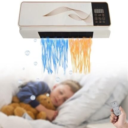 Lesangel Portable Air Conditioning Split Max, 110V Leangel Split Max Air Conditioner, SplitMax Portable Wall Air Conditioner, 2 In 1 Split AC/Heating System Mini Aire Acondicionado Portatil(C)