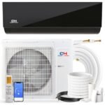 Cooper&Hunter, Olivia Series Midnight Edition, 9,000 BTU, 230V, 24 SEER, Ductless Mini Split AC/Heater with Installation kit…