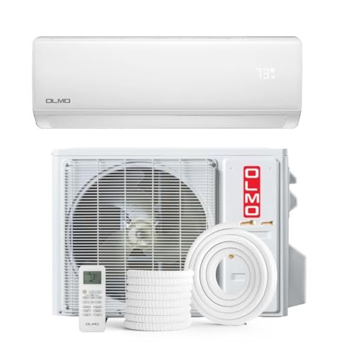 41Yug-vkHL._SL500_.jpg OLMO Sierra Single Zone 36000 BTU 19 Seer Mini Split AC/Heating System Pre-Charged Inverter Heat Pump