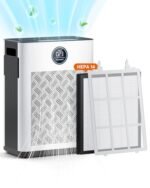 2025 Upgraded H14 Hepa Air Purifier with Washable Pre-filter for Home Covers 2800 Ft², Air Purifiers for Bedroom 22dB Sleep Mode, Air Cleaner for Pets Odor Hair Smoke Dust, White