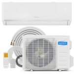 ROVSUN 18,000 BTU Mini Split AC/Heating System with Inverter, 23 SEER2 Energy Saving 230V Ductless Split-System Air Conditioner with Pre-Charged Condenser, Heat Pump, Remote Control & Installation Kit
