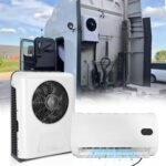 Mieligo 12V Air Conditioner w/Brushless Motor, Mini Split 12 Volt Air Conditioner, Semi Truck 12 Volt DC Air Conditioner, Cooling Low Noise for Big Rig Sleeper, Semi Trucks, Pickup, Trucks, RV, Vans