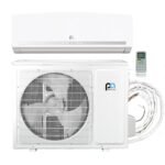 Perfect Aire 9,000 BTU DIY Mini-Split Heat Pump – Quick Connect, 19.5 SEER, Pre-Charged 25ft Line Set, 115V, No HVAC Needed, WiFi Enabled
