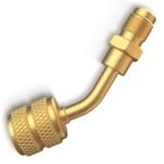 Tryon R410A System Charging Adapter - for Ductless Mini-Split Air Conditioners, Heat Pumps, and Inverters - 5/16 Female, 1/4 Male SAE