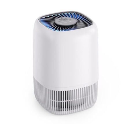 Air Purifiers for Home with H13 True HEPA Filter Up to 1076 Ft² for Pet Hair, Odors, Pollen, Smoke, Compact Air Cleaner with 3 Speeds, Timer, Aroma Quiet 360°Intake Filter