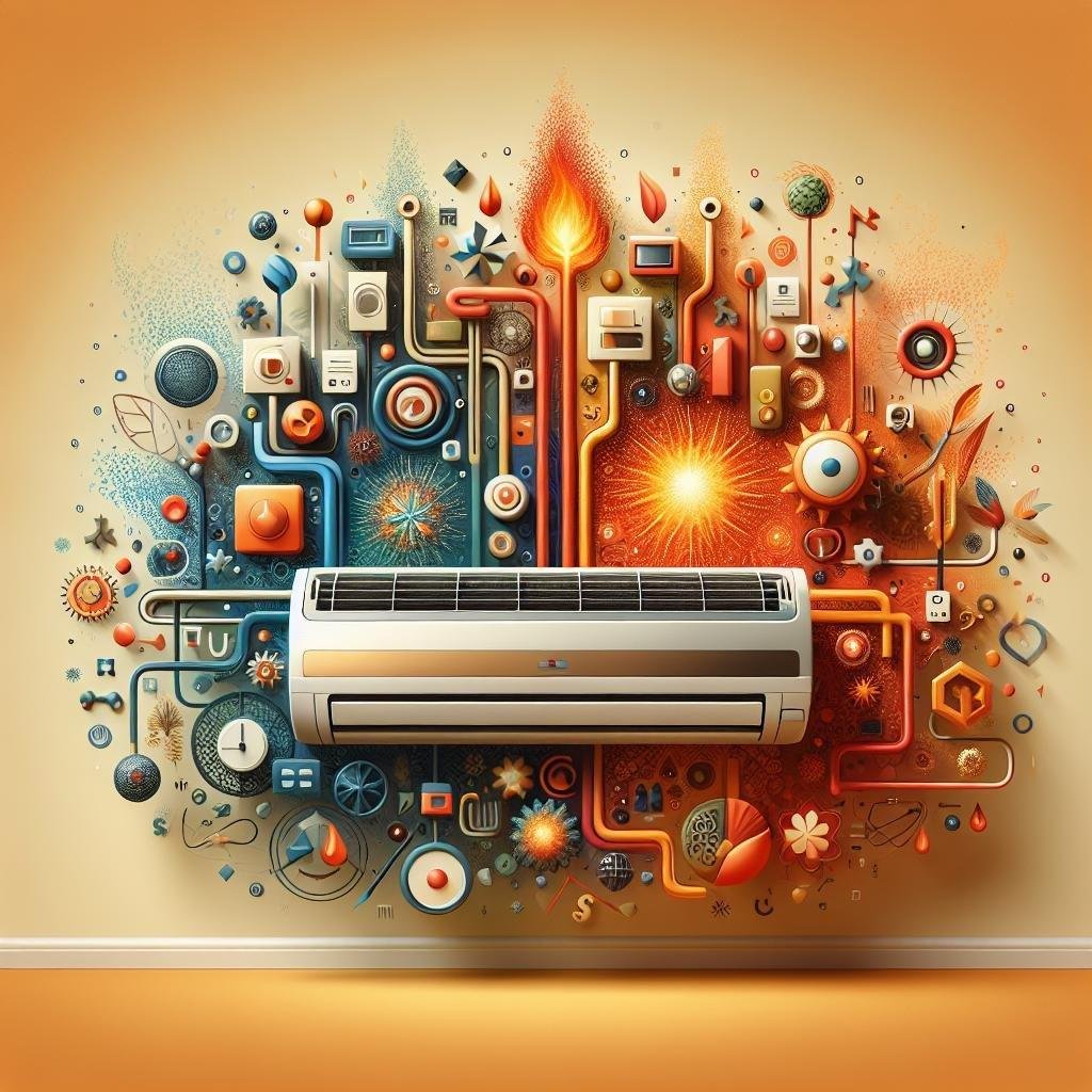 Does a mini split AC work efficiently in heating mode?