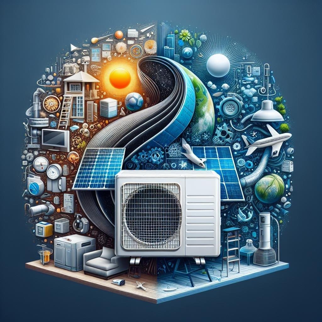 Can a mini split AC unit be connected to solar panels?