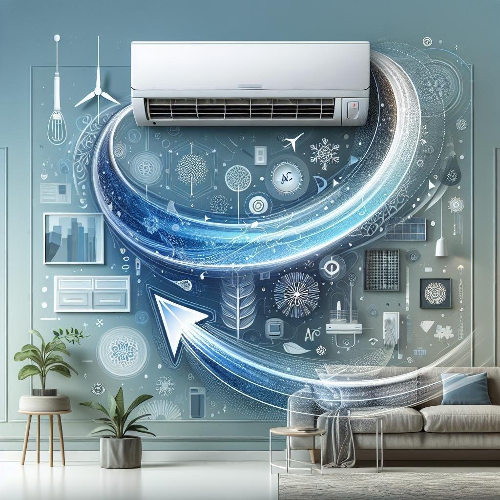 What is the best way to optimize airflow with a mini split AC unit?