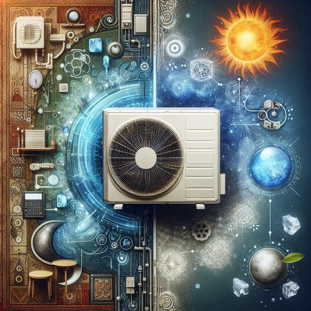 How does a mini split AC system compare to a portable AC unit?