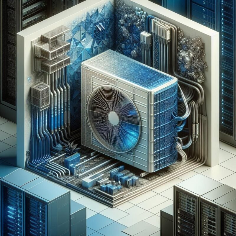 Can a mini split AC system be used in a server room or data center?