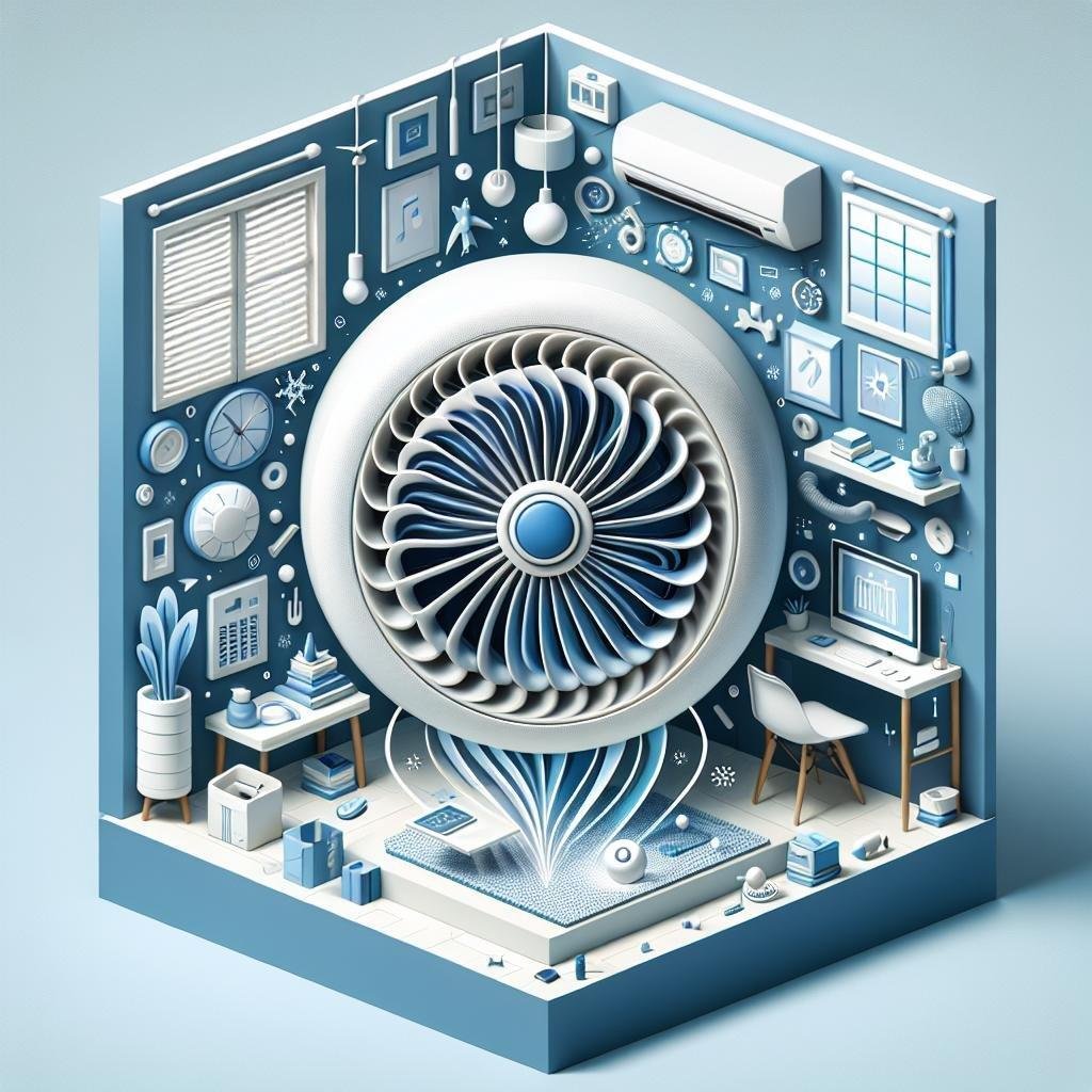 Can a mini split AC unit be used in a space with limited ventilation?