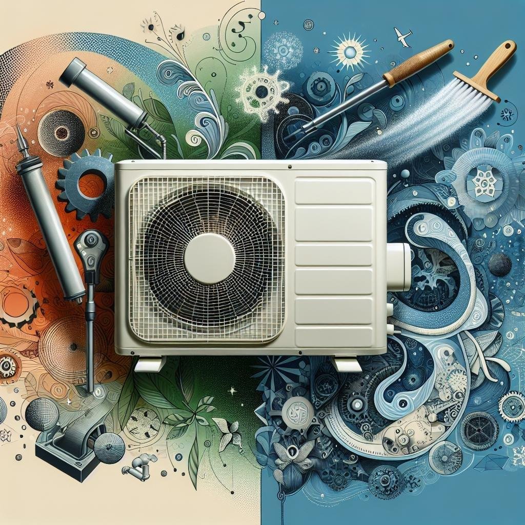 Does the indoor unit of a mini split AC require regular maintenance or cleaning?