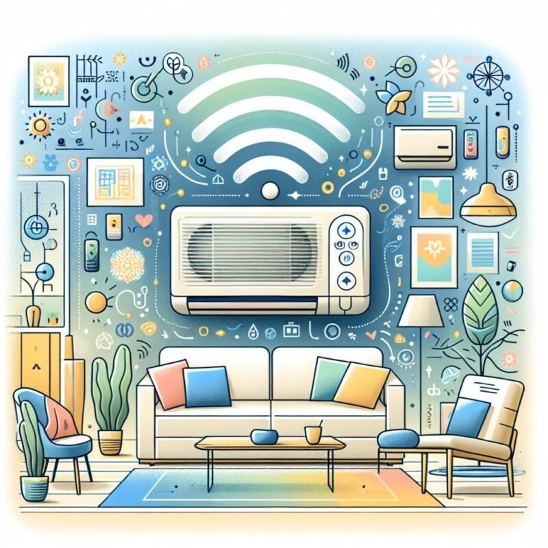 Can the indoor unit of a mini split AC be controlled remotely?