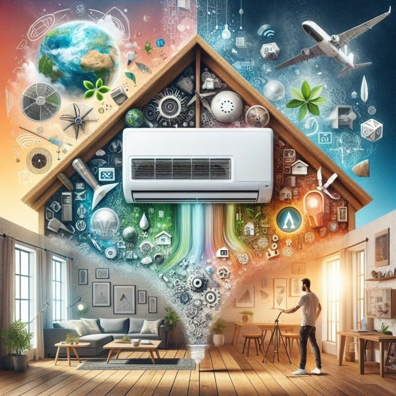 Is a mini split AC system suitable for a home with vaulted ceilings?