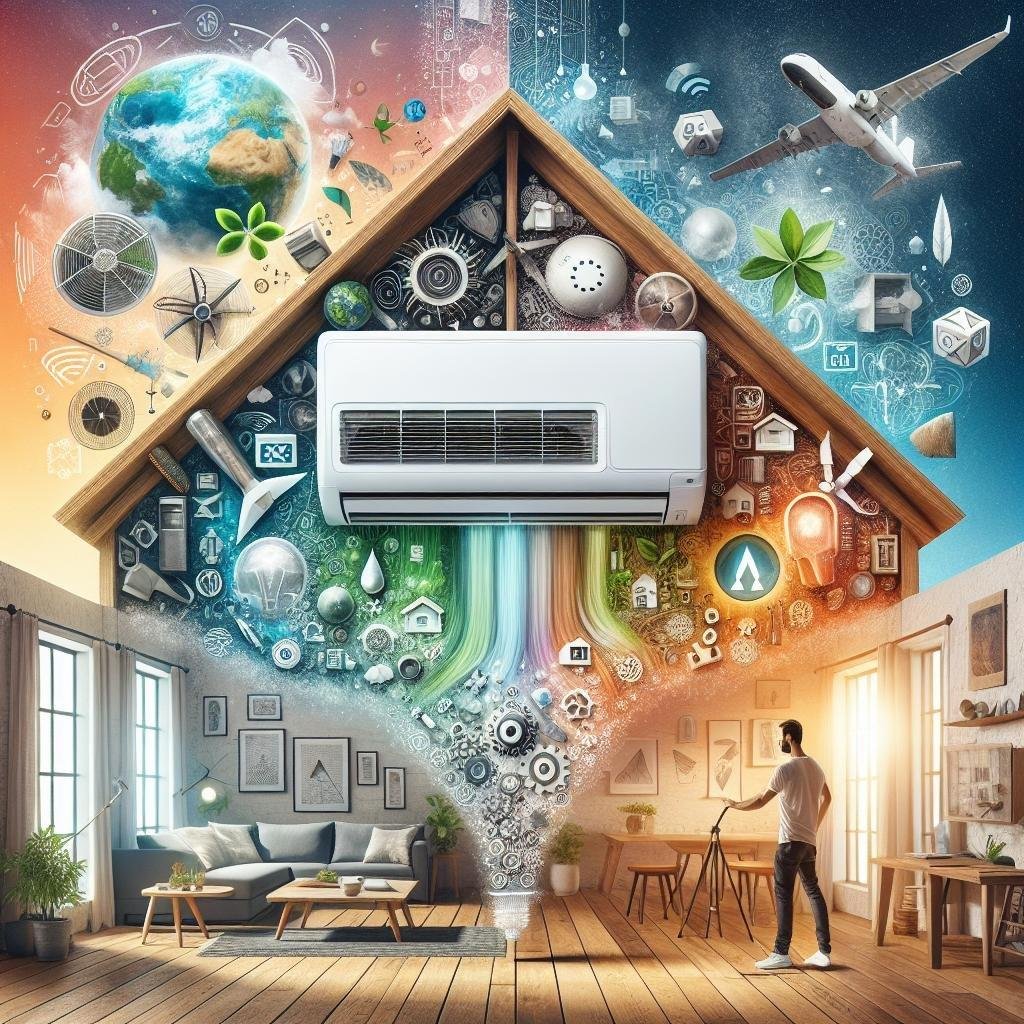 Is a mini split AC system suitable for a home with vaulted ceilings?