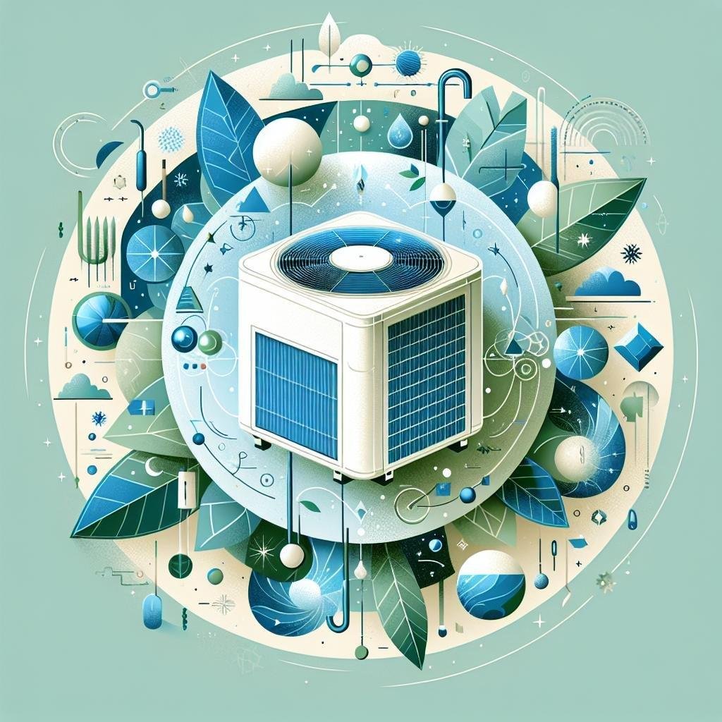 What is the refrigerant used in a mini split AC system and is it eco-friendly?