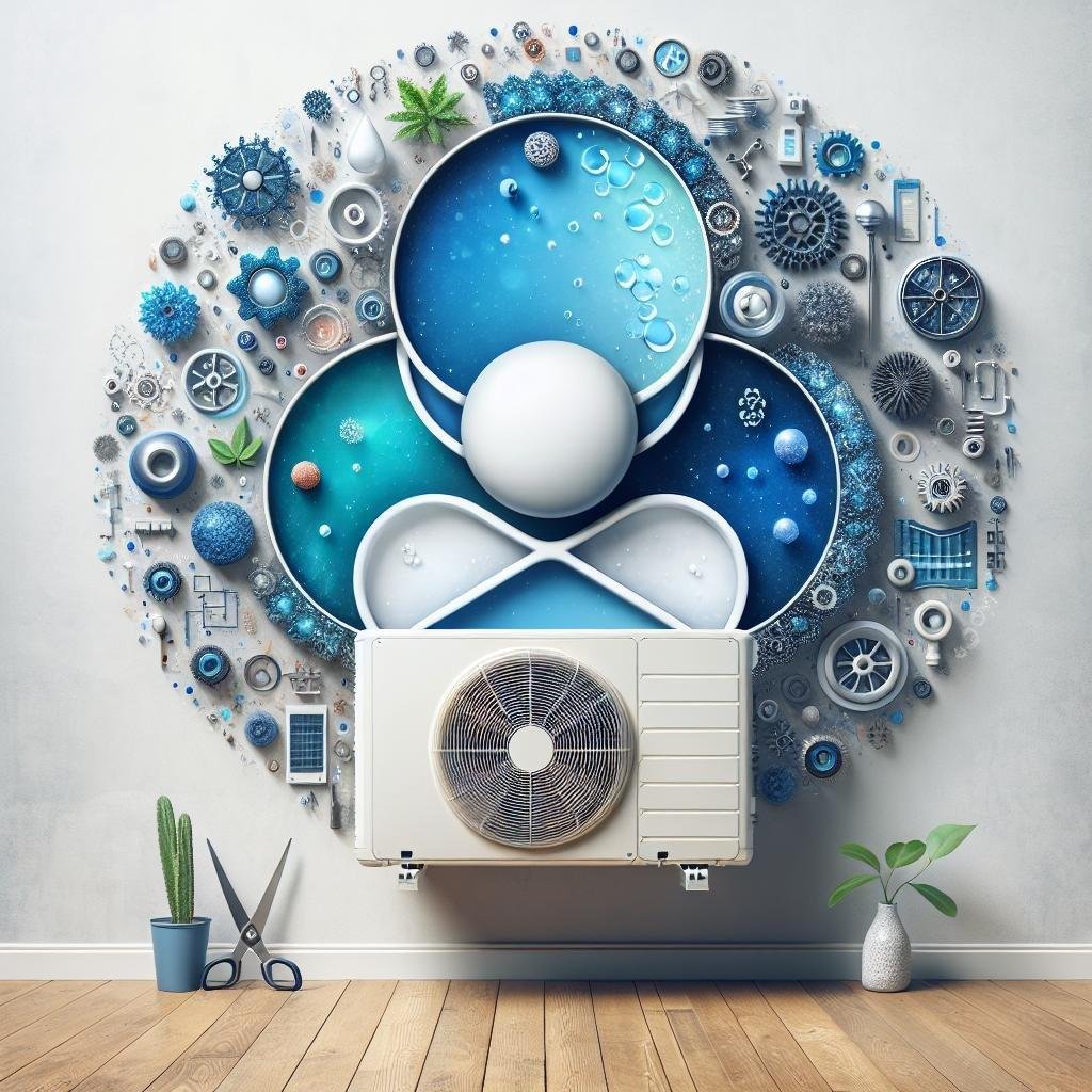 What is the best way to improve indoor air quality with a mini split AC unit?