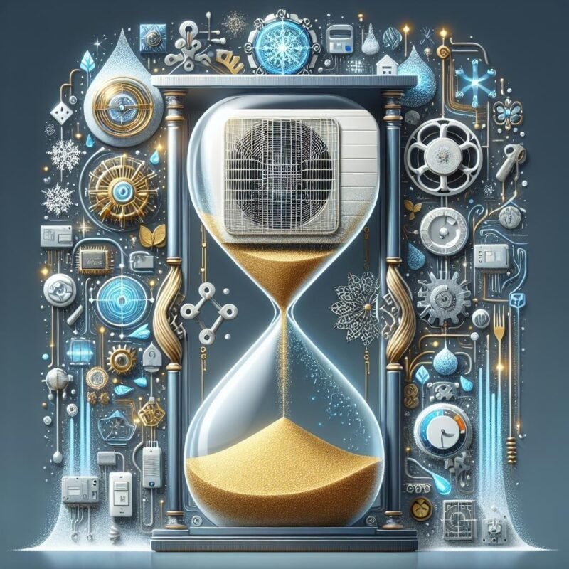 How long does a mini split AC system typically last?