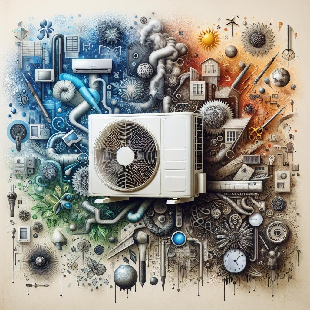 Can a mini split AC unit be installed on an exterior wall?