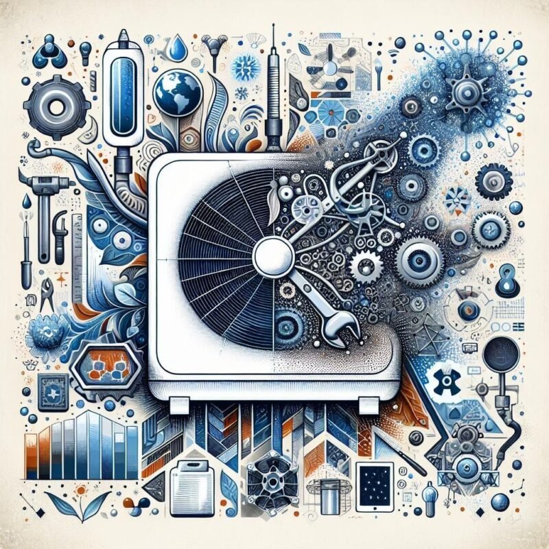 What maintenance is required for a mini split AC system?