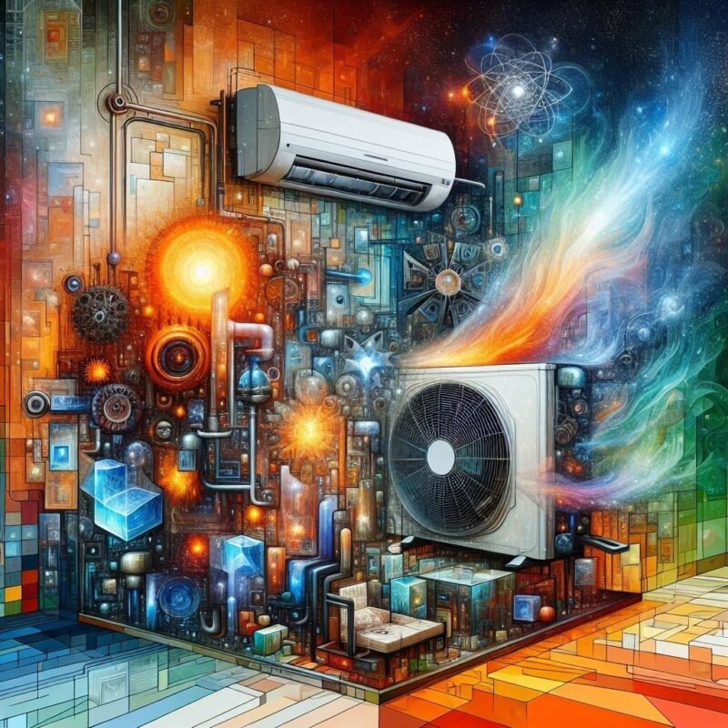 Can a mini split AC provide zoned heating in a room?