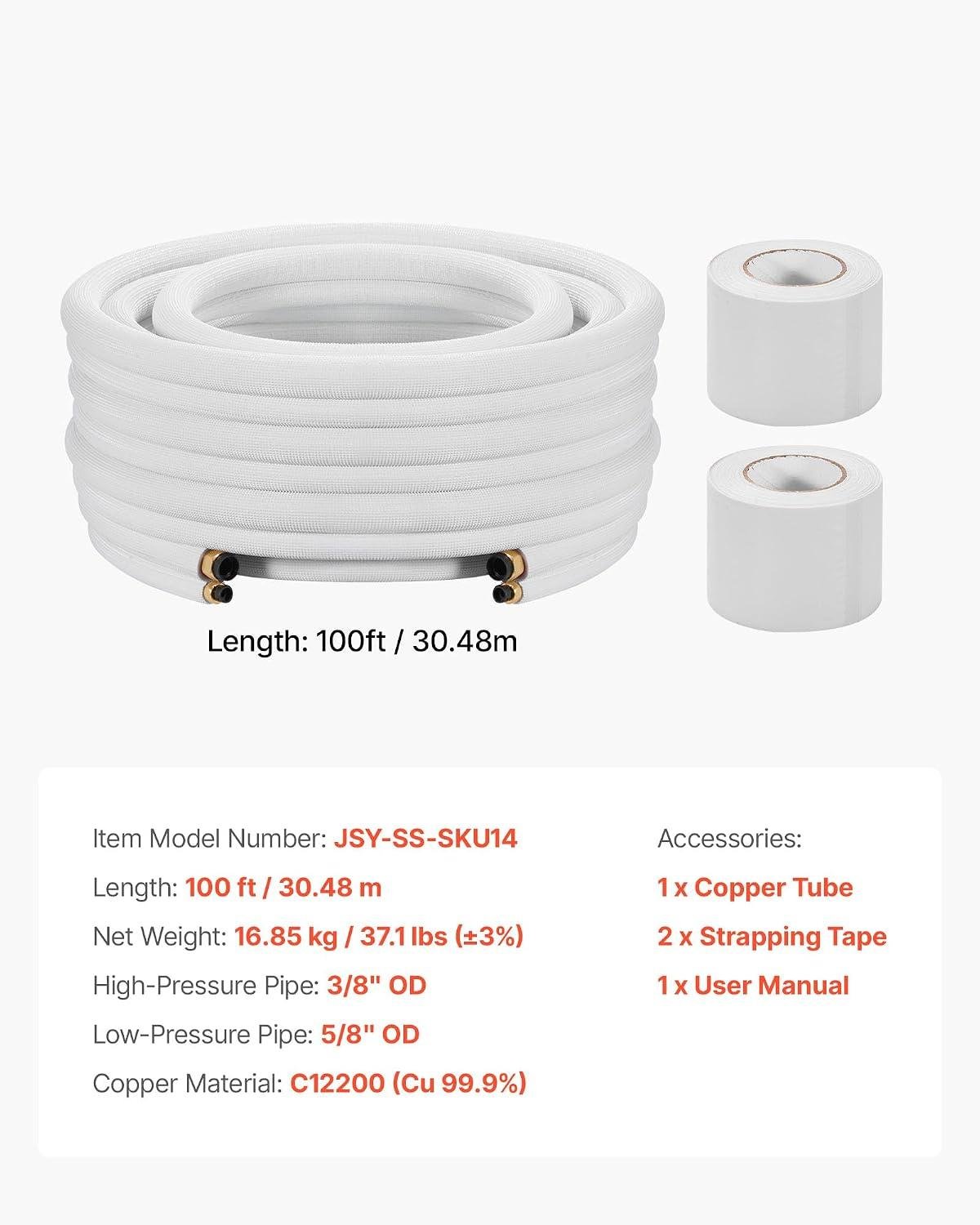 VEVOR 18-26K BTU Mini Split Line Set Review: Installation & SEER 2026